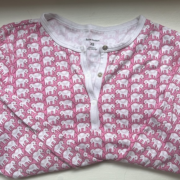 pink elephant roller rabbit long sleeve! - Picture 2 of 3